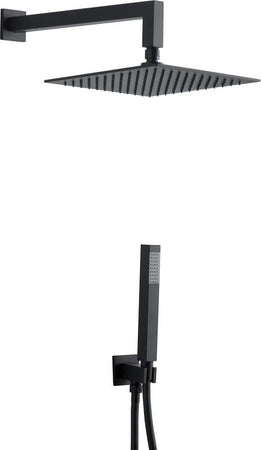 Kit Doccia Quadro NERO Soffione Braccio Presa Acqua Doccetta Laccio Pvc Bagno Casa e cucina/Bagno/Accessori per il bagno/Accessori per il WC/Sedili WC Ogomondo - Martina Franca, Commerciovirtuoso.it