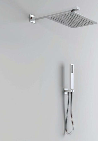 Kit Doccia Rettangolare 1 Completo Soffione Braccio Presa Acqua Doccetta Laccio Pvc Bagno Fai da te/Attrezzature per cucine e bagni/Attrezzature per bagni/Docce e componenti doccia/Sistemi saliscendi per vasche da bagno e docce Ogomondo - Martina Franca, Commerciovirtuoso.it