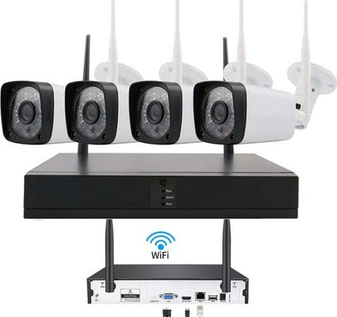 Kit-Dvr-Wireless-Wifi-4-Canali-Sistema-Registrazione-Cctv-Hd-4-Telecamera-Q-s4i