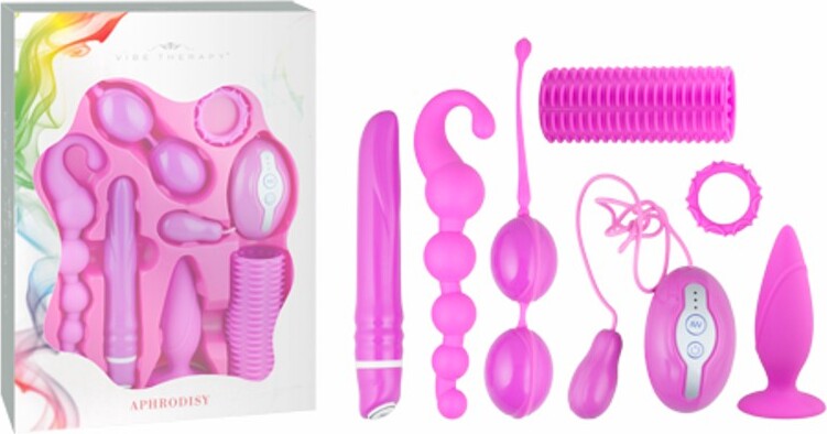 Kit Giocattoli Sessuali Set Vibratori, dildo e plug Kit Vibe Therapy Aphrodisy Salute e cura della persona/Erotismo e contraccezione/Sex toys/Vibratori/Vibratori classici Kondorama - Martinsicuro, Commerciovirtuoso.it