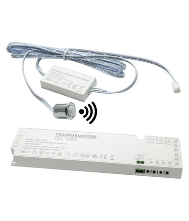 Kit Mini Interruttore Sensore Movimento Infrarossi 12v 24v Pir 100w Strisce Luci Led