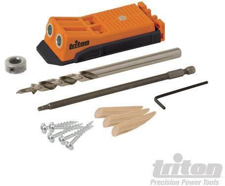 Kit Mini-Sistema per Fori a Tasca Triton, Dima per la Lavorazione del Legno