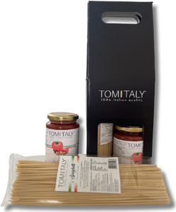 Kit Pasta - Spaghetti Alla Puttanesca Tomitaly Alimentari e cura della casa/Pasta riso e legumi secchi/Pasta e noodles/Pasta/Pasta corta Tomitaly - Caorso, Commerciovirtuoso.it