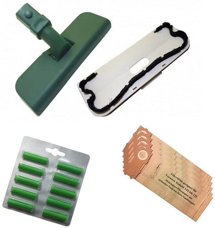 Kit Risparmio Adattabili Folletto Vk120 121 122 8 Sacchetti 10 Profumi 1 Spazzola Completa Con Setole