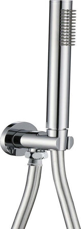 Kit Set Doccia Ottone Cromato Completo di Supporto Presa Acqua Con Flessibile E Doccetta Tondo Fai da te/Attrezzature per cucine e bagni/Attrezzature per bagni/Docce e componenti doccia/Filtri supporti e soffioni doccia/Docce fisse Ogomondo - Martina Franca, Commerciovirtuoso.it