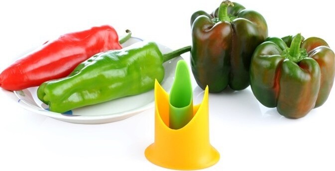 KIT SVUOTA PEPERONI VERDURA PEPERONE ACCESSORIO STRUMENTO CUCINA SCAVINO VERDURE Casa e cucina/Utensili da cucina/Sbucciatori e tagliafrutta/Levatorsoli Trade Shop italia - Napoli, Commerciovirtuoso.it