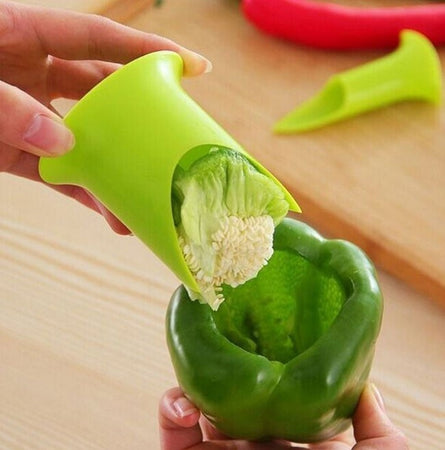 KIT SVUOTA PEPERONI VERDURA PEPERONE ACCESSORIO STRUMENTO CUCINA SCAVINO VERDURE Casa e cucina/Utensili da cucina/Sbucciatori e tagliafrutta/Levatorsoli Trade Shop italia - Napoli, Commerciovirtuoso.it