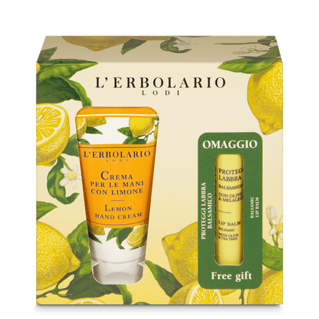 Crema Mani Limone e Proteggilabbra in omaggio