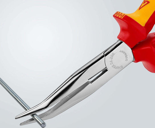 Knipex-2626200-Bent-Long-Nose-Side-Cutters-200-mm-VDE-by-Knipex