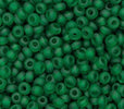 KNORR-PRANDELL---17gr-PERLE-DI-VETRO-OPACHE---COLORE-VERDE-ABETE-2,5MM