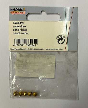 KNORR-PRANDELL---5-PZ-DI-METALLO-PERLA-DIAMETRO-4MM-ORO-OPACO