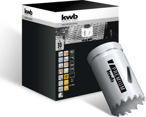 KWB---FRESA-A-TAZZA-BIMETALLICA-HSS-CO-30MM