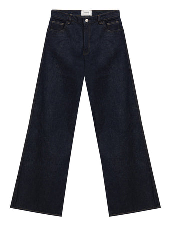 COPERNI Jeans a Vita Alta con Gamba Larga Coperni da donna