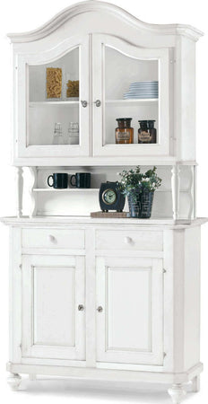 KYLIE---credenza-con-vetrina-in-legno-massello-104x43x219-Bianco-Milani-Home