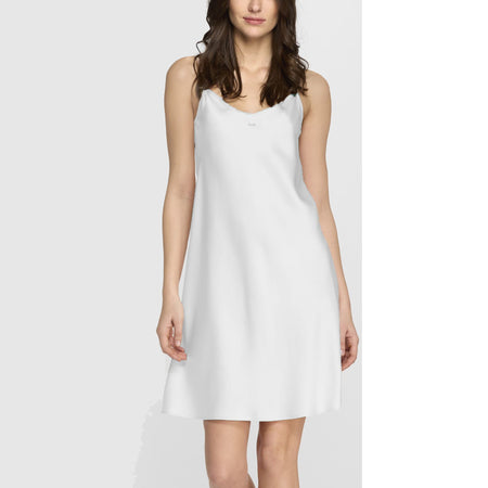 Camicia da notte donna Liu Jo DL0050 50, giromanica, tessuto elasticizzato morbido, stile essenziale, Made in Italy