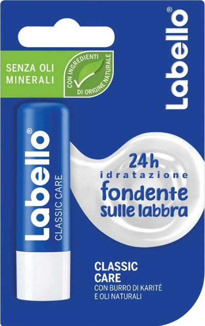 Labello Classic Care Stick Balsamo Labbra Formula Senza Oli Minerali E Parabeni Bellezza/Trucco/Labbra/Lucidalabbra Trade Shop italia - Napoli, Commerciovirtuoso.it