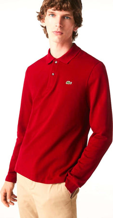 Lacoste Polo Uomo Classic Fit Maniche Lunghe Colletto 2 Bottoni Logo Coccodirllo Cotone 100% Moda/Uomo/Abbigliamento/T-shirt polo e camicie/Polo Euforia - Bronte, Commerciovirtuoso.it