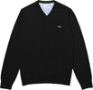 Lacoste Pullover Uomo Maglione Tinta Unita Scollo v 100% Cotone Maglione Classico Fashion Polsini a Coste Moda/Uomo/Abbigliamento/Maglioni e cardigan/Maglioni Euforia - Bronte, Commerciovirtuoso.it