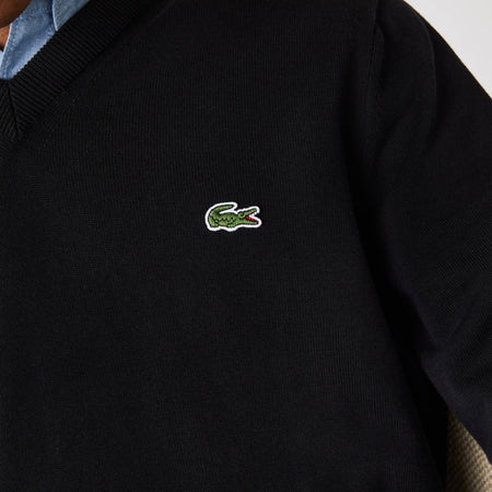 Lacoste Pullover Uomo Maglione Tinta Unita Scollo v 100% Cotone Maglione Classico Fashion Polsini a Coste Moda/Uomo/Abbigliamento/Maglioni e cardigan/Maglioni Euforia - Bronte, Commerciovirtuoso.it