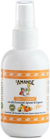 L'amande - Acqua Profumata Donna E Uomo Analcolica, Idratante Corpo Rilassante Con Vitamina C E Oli Essenziali Naturali, Lozione Rinfrescante Delicata Al Profumo Di Limone - Agrumi Di Liguria, 125 Ml