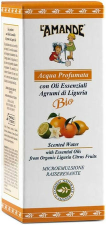L'amande - Acqua Profumata Donna E Uomo Analcolica, Idratante Corpo Rilassante Con Vitamina C E Oli Essenziali Naturali, Lozione Rinfrescante Delicata Al Profumo Di Limone - Agrumi Di Liguria, 125 Ml