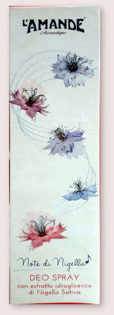 L'amande Note Di Nigella - Deodorante Spray 100 ml Antibatterrico Pelli Sensibili Senza Alcool Ne Gas