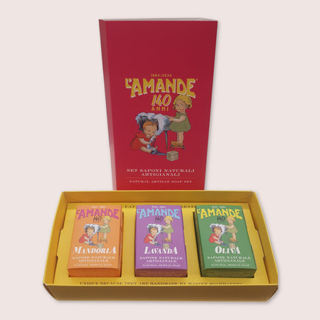 L'Amande 140 ANNI - Set saponi artigianali