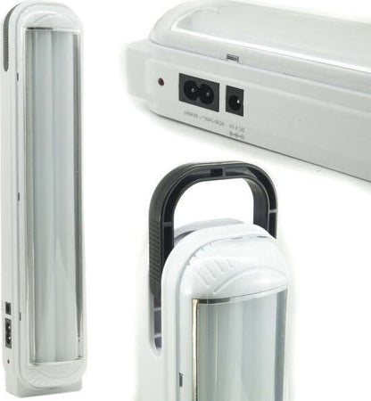 Lampada 130 Led Ricaricabile Emergenza Portatile Opaca Neon Dp-715b Grande Fai da te/Sicurezza e protezione/Torce/Torce elettriche portatili (standard) Trade Shop italia - Napoli, Commerciovirtuoso.it