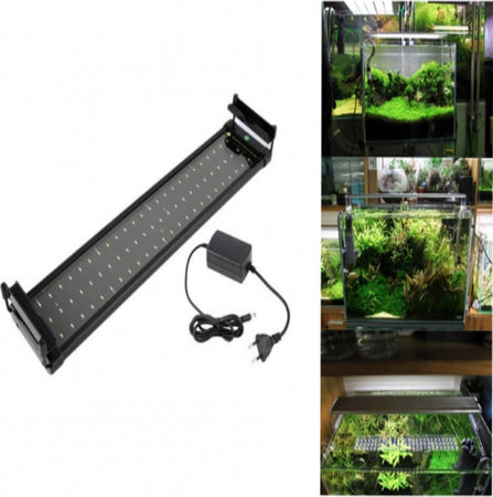 Lampada 24w Luce Plafoniera Allungabile Estendibile 48 Led Per Acquario 60-80cm Prodotti per animali domestici/Pesci e animali d'acqua/Illuminazione per acquario Trade Shop italia - Napoli, Commerciovirtuoso.it