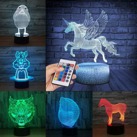 Lampada-A-Led-Rgb-Acrilico-Personalizzata-Effetto-3d-Telecomando-Decorativa-Casa