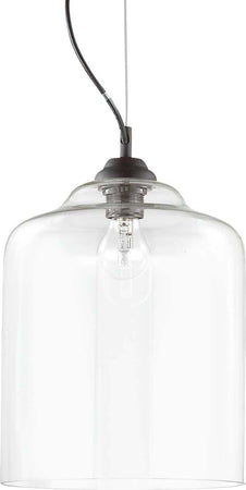 Lampada A Sospensione BISTRO' SP1 SQUARE TRASPARENTE Illuminazione/Illuminazione per interni/Lampadari lampade a sospensione e plafoniere/Lampade a sospensione Led Mall Home - Napoli, Commerciovirtuoso.it