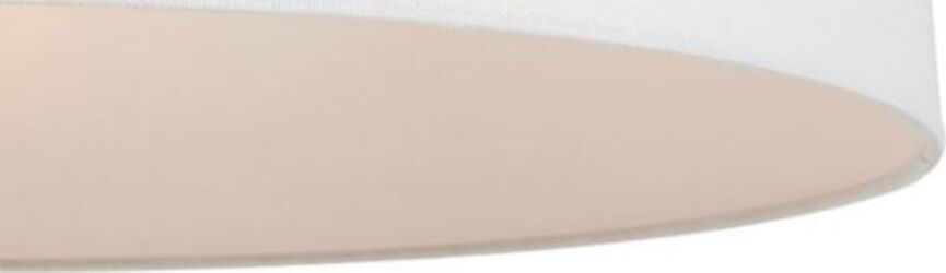 Lampada a sospensione in tessuto Bianco, 1E27 non inclusa, paralume diam 45x20cm Illuminazione/Illuminazione per interni/Lampadari lampade a sospensione e plafoniere/Lampade a sospensione Led Mall Home - Napoli, Commerciovirtuoso.it