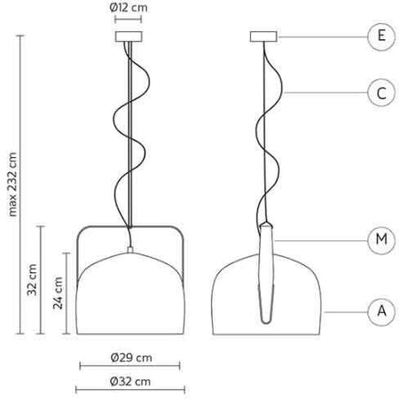 Lampada a sospensione  Karman Bag