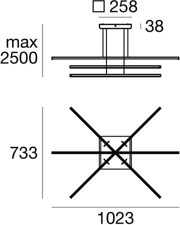 Lampada a sospensione LED Linea Light Straight_P3