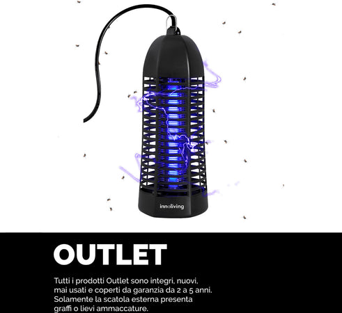 Lampada antizanzare insetti interno esterno, Innoliving INN-191 Giardino e giardinaggio/Giardinaggio/Prodotti fitosanitari e pesticidi/Zanzariere elettriche Innoliving - Ancona, Commerciovirtuoso.it