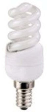 LAMPADA COMPATTA SPIRALE E14/E27 FLUORESCENTE
