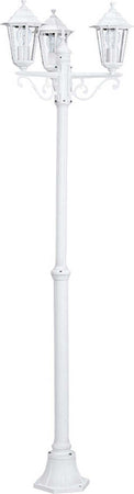 Lampada-Contemporanea-Da-Esterno-Laterna-5-3-Luci-Alluminio-Fuso-Bianco