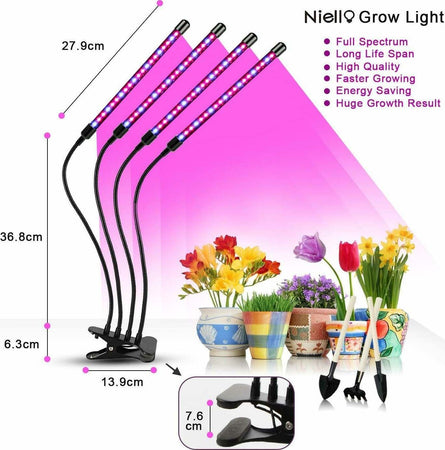 Lampada Da Coltivazione Piante A Led 80 Led Flessibile Serra Coltura Idroponica Articoli da Giardino > Illuminazione da esterno > Lampade per esterno Trade Shop italia - Napoli, Commerciovirtuoso.it
