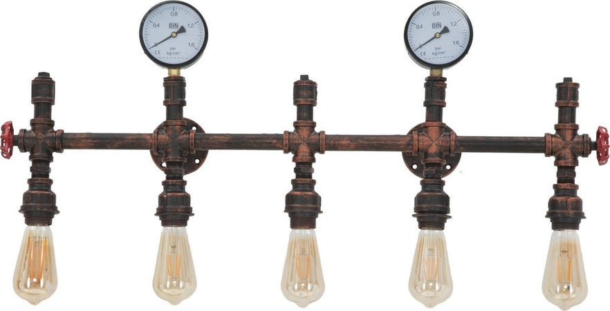Lampada-Da-Muro-Industry-5-Luci-Cm-86X9X32
