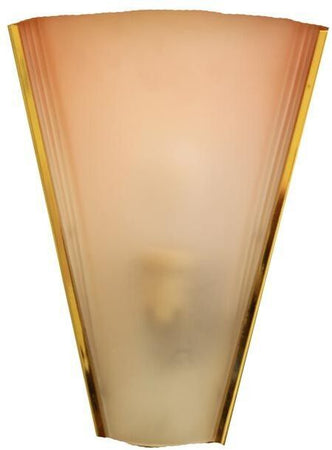 Lampada da parete DueP struttura dorata