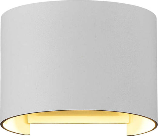 Lampada-Da-Parete-Moderna-Da-Esterno-Metallo-Bianco-Led-6W-Ip54
