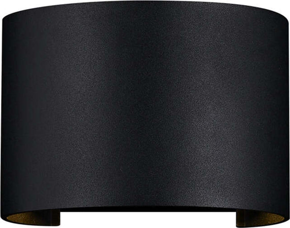 Lampada-Da-Parete-Moderna-Per-Esterno-Metallo-Nero-Luce-Led-6W-Ip54
