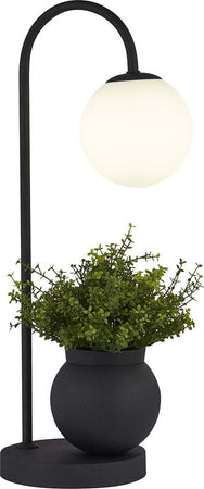 Lampada-Da-Scrivania-Contemporanea-Lunare-Acciaio-Nero-Vetro-Bianco-1-Luce-G9