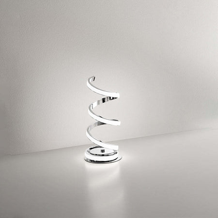 Lampada-Da-Scrivania-In-Metallo-Moderna-Nest-Cromo-Led-Luce-Naturale