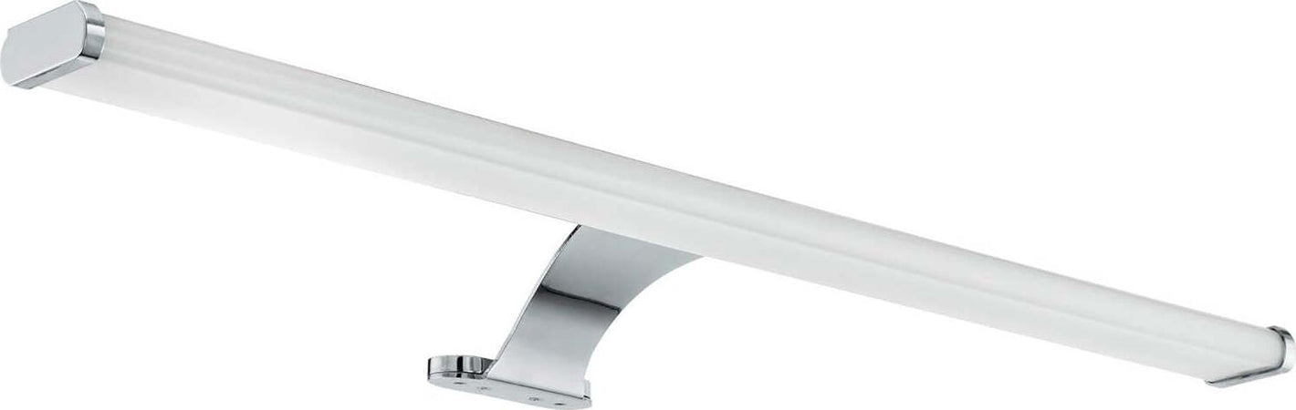 Lampada da Specchio Cromata Lunghezza 60 cm a LED Protezione Schizzi IP44 Luce Calda 1680 lumen - ESPOSTA NO CONFEZIONE