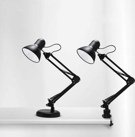 Lampada-Da-Tavolo-Con-Morsetto-Orientabile-X-Estetista-Snodabile-E27-Colori-60w