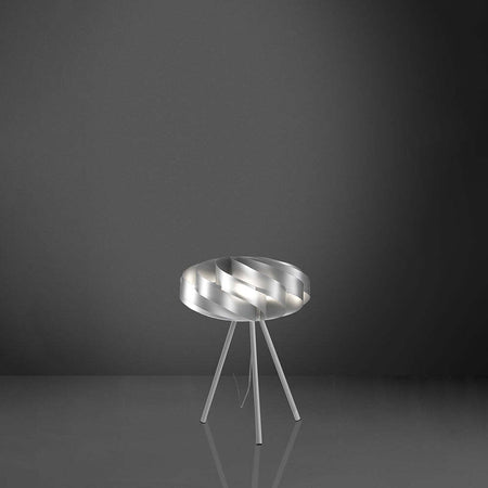 Lampada-Da-Tavolo-Con-Treppiede-1-Luce-Flat-In-Polilux-Silver-Made-In-Italy
