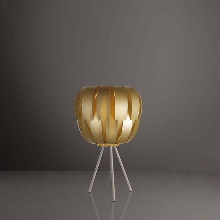 Lampada-Da-Tavolo-Con-Treppiede-1-Luce-Queen-In-Polilux-Oro-Made-In-Italy