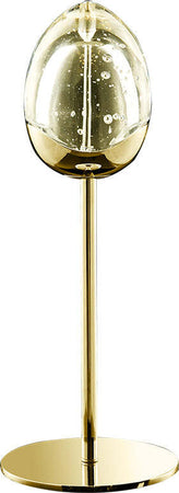 Lampada-Da-Tavolo-Contemporaneo-Golden-Egg-Oro-Vetro-Pulegoso-Led-6W