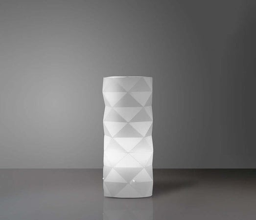 Lampada-Da-Tavolo-Moderna-1-Luce-Prisma-In-Polilux-Bianco-H32-Made-In-Italy